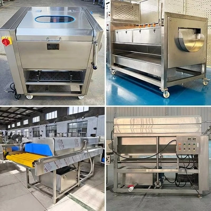 Ultrasonic Bubble Wash Tank & Blanch Machine Line FL Custom Wholesale For Mango Potato Ginger Fruit Vegetable