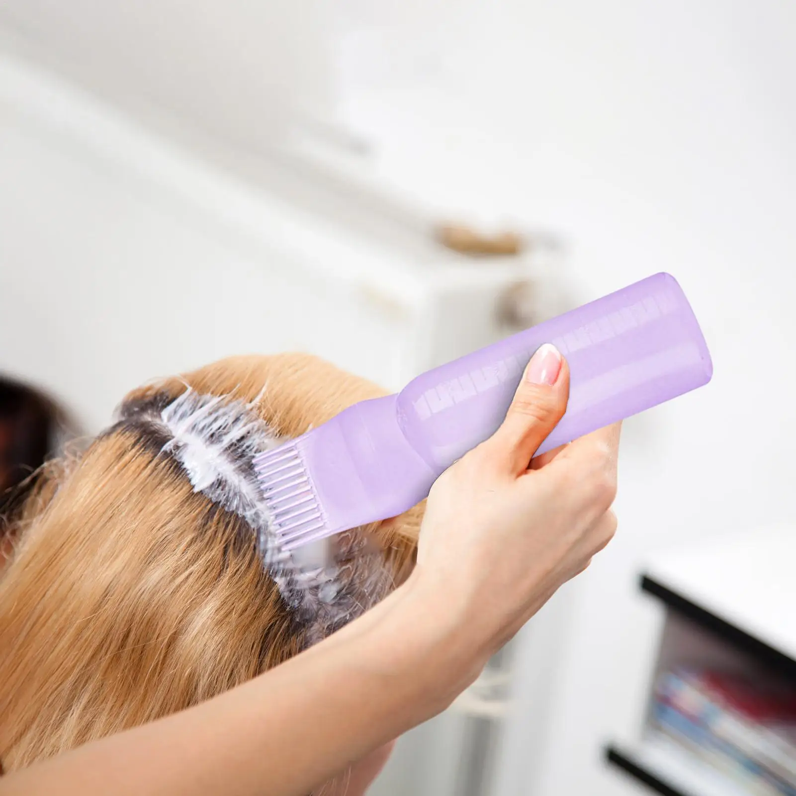 

1PC Scalp Applicator Root Washer Repeatable Filling Bottle Root Comb Applicator Bottle Salon Barbershop Accessories