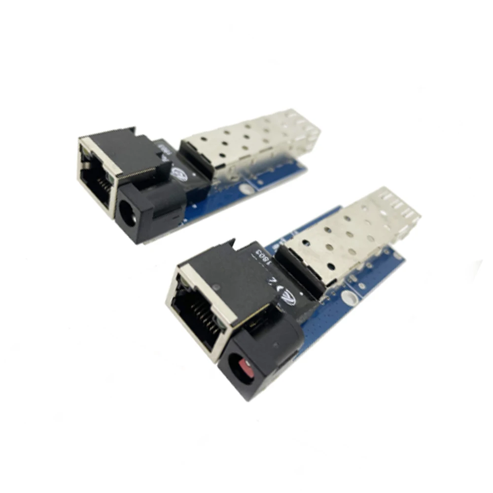 

Mini ultra small fiber optic transceiver fiber optic switch motherboard 10/100/1000 Mbps 1 optical 1 electrical SFP 1SFP 1RJ45