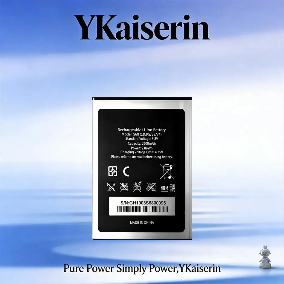 

Mobile Phone Battery 2600mAh High-Efficiency For Oukitel S68 C16 Pro C16