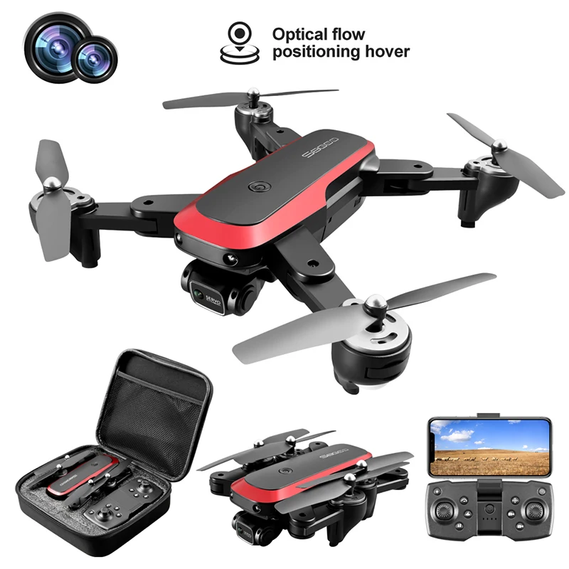 

NEW Drone S8000 4K HD Dual Len With Optical Flow Obstacle Avoidance Photography Profesional Helicopter Dual Camera Quadcopter