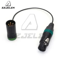 3pin XLR Female  to Right-Angled 3Pin XLR Male Cable for Cyclone