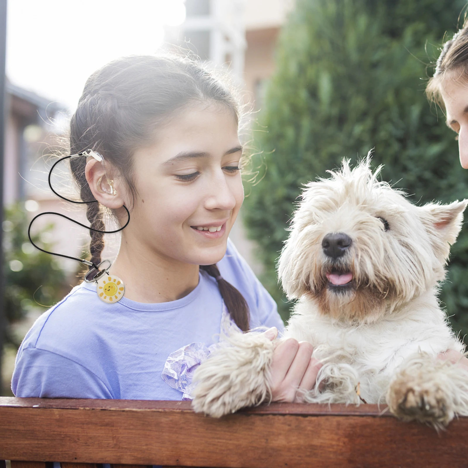 

Hearing Aid Clip Lanyard Hanging Strap Lightweight Loss Prevention Protector Comfortable Secure for Kids Gardening