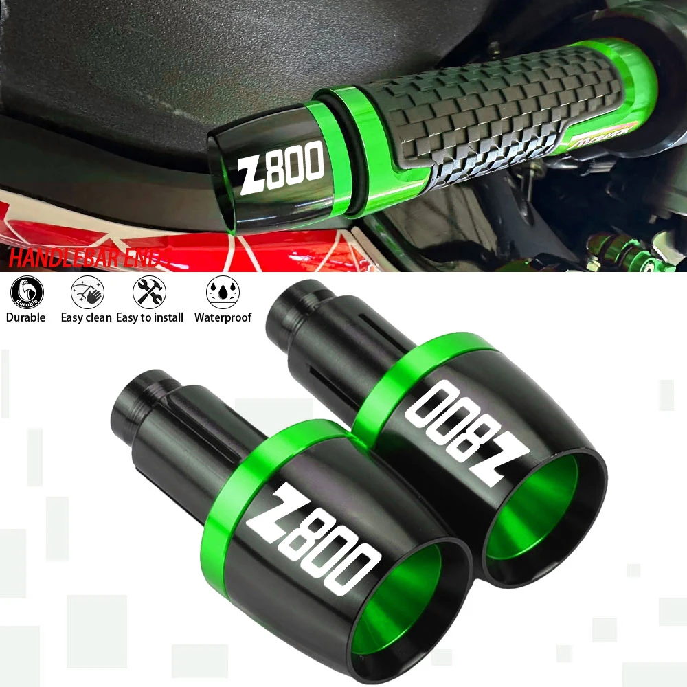 

Motorcycles Handlebar Grips Cap Weight PartsAnti Vibration Silder Plug Ends FOR KAWASAKI Z800 Z 800 EveRsion 2013 2014 2015 2017