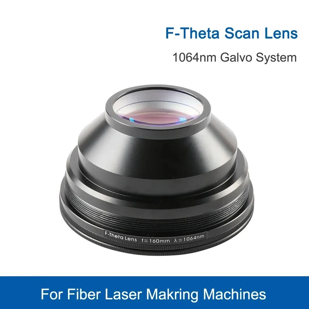  F-theta Scan Lens Field Lens 1064nm 50x50 - 300x300 F63-420mm for 1064nm YAG Optical Fiber Laser Marking Machine Parts