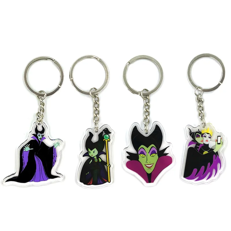 Maleficent Lovely key chain animal key chain women's bag pendant acrylic key chain Charm Key Chain Jewelry Gift