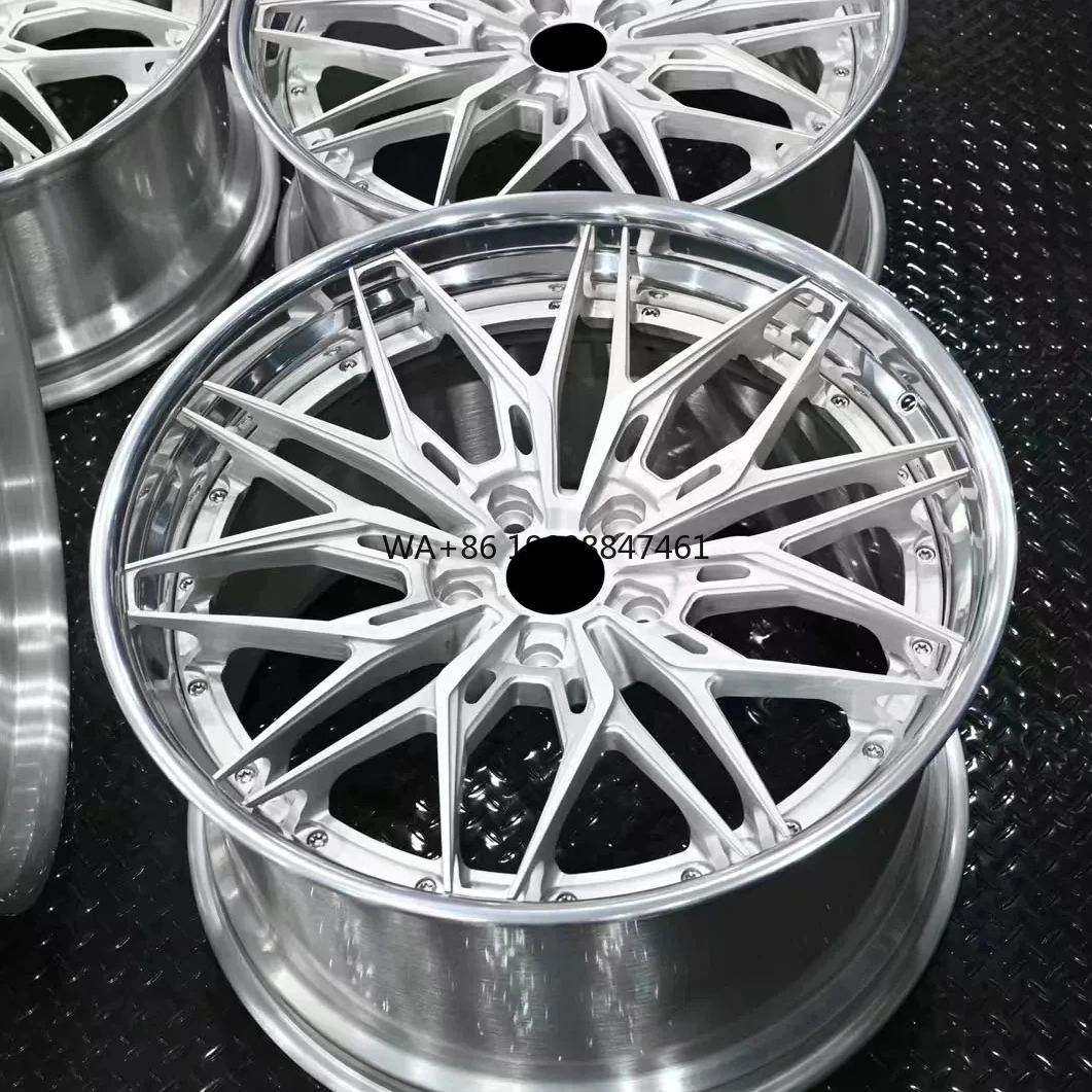 

18 19 20 21 22 Inch 5X120Mm Custom Car Rim Alloy Wheels Step Lip T6061 Aluminum Alloy Two Pieces Car Wheel Rims