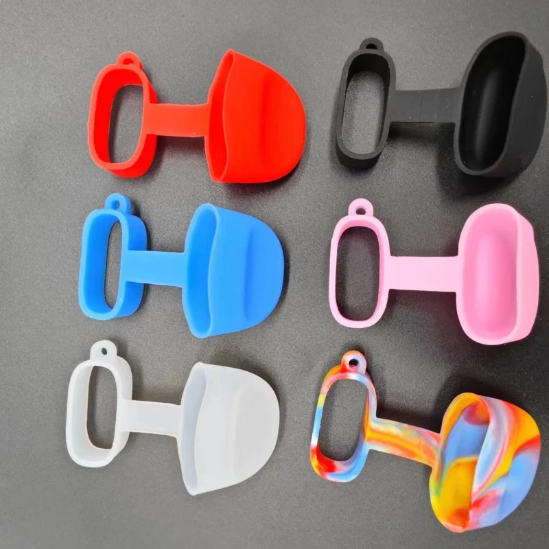 Cordino O Ring anello appeso antiscivolo copertura ad anello in gomma siliconica Anti-goccia copertura antipolvere ad anello in Silicone portatile