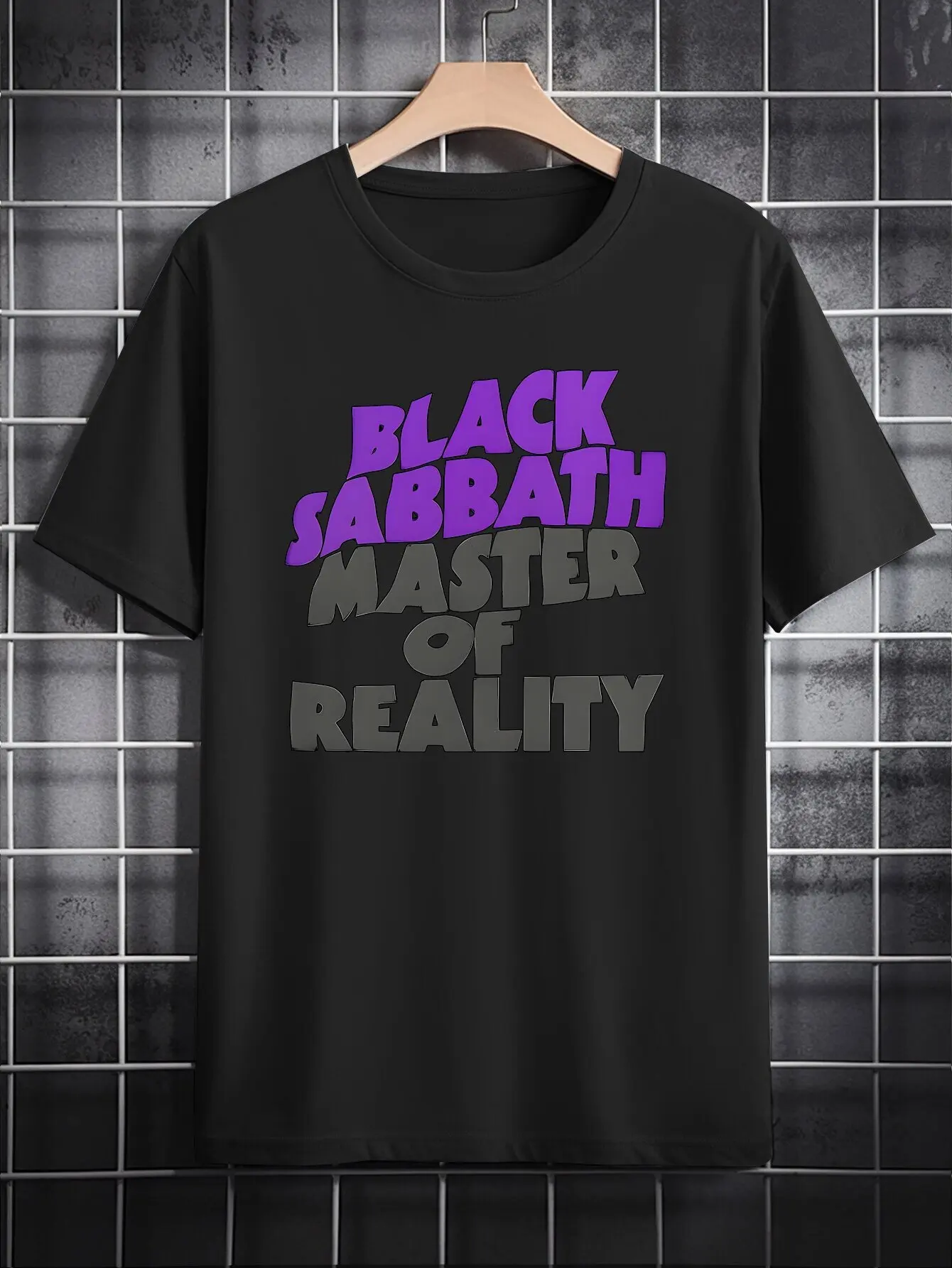 

Black Sabbath Master of Reality Men's Graphic T Shirt Casual Crew Neck Short Sleeve Summer Tee Polyester Blend