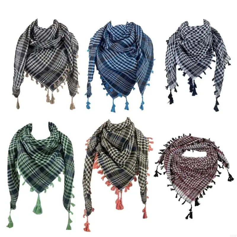 

B95F Scarves Wraps Scarf Fashion Women Men Arab Shemagh Keffiyeh Palestine Scarf