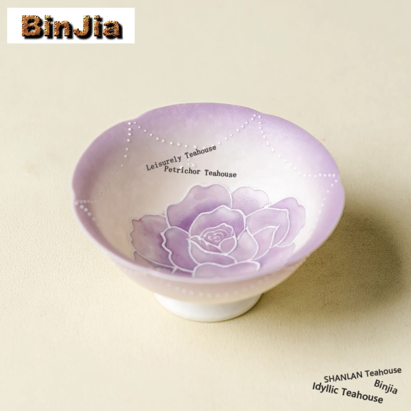 

60 мл ручная роспись чайная чашка с цветком розы креативная чайная чаша кувшин для воды чайная дегустация чашка для медитации чашки Chazhan Master чайные услуги