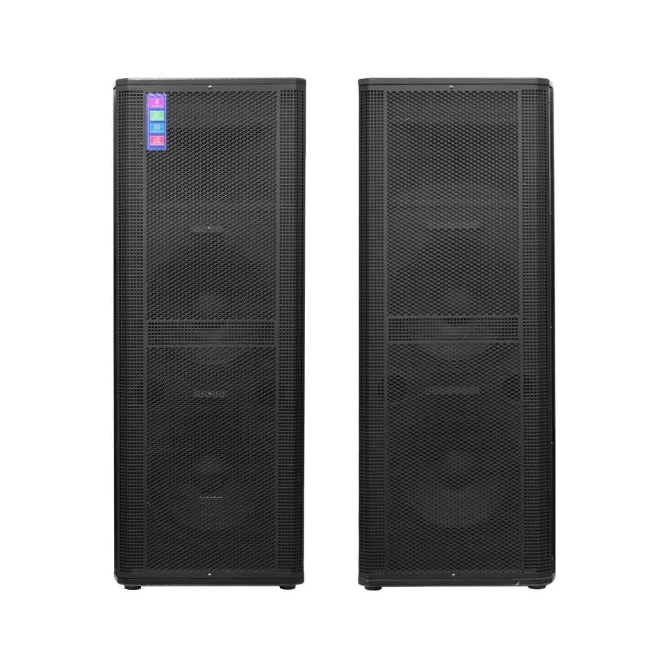 KAIDA Dual 12-inch 8000W Wireless Wood Professional Outdoor Stage Speakers All-in-one Active Speaker System