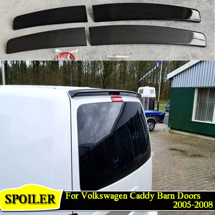 Two-piece Roof Spoiler Roof Wing For VW Caddy Barn Doors 2005 2006 2007 2008 2009 2010 2011 2012 2013 2014 2015 2016 2017 2018