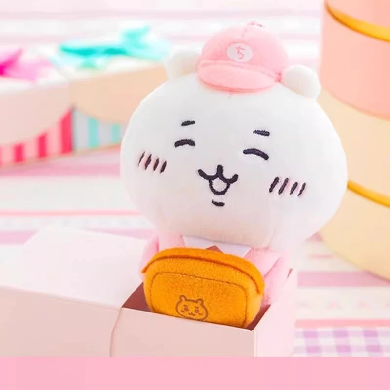 Chiikawa Usagi Kawaii Anime Cartoon staff Plush pendant official Authentic Surrounding Fashion cute Exquisite Simple vivid