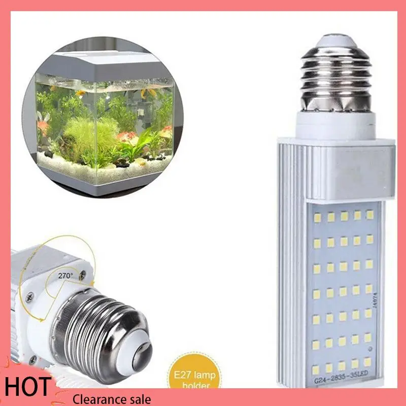 

A88Z 4X Fishpod White Plant Aquarium 7W Grow Light LED Tank Fish Coral Bulb E27 Lamp