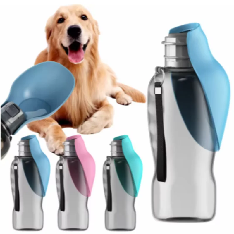 

Portable Dog Water Bottle For Small Large Dogs Cats Hiking Travel Puppy Leakproof Drinking Bowls Golden Retriever Pet Supplies