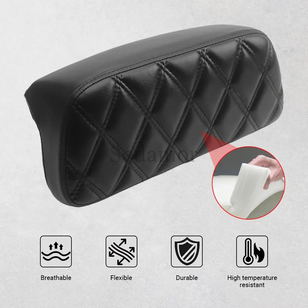 لدراجة Harley Touring Electra Street & Tri Glide مع حزمة جولة مقطعة 2009-2020 وسادة مسند الظهر للركاب الخلفي للدراجة النارية #2