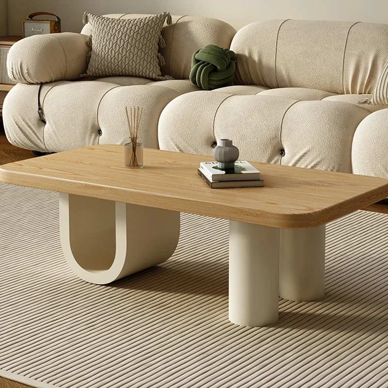 ZAesthetic Minimalist Coffee Table Industrial Unique High Cheap Simple Coffee Table Italian Standing Wood Couchtisch FurnitureZ