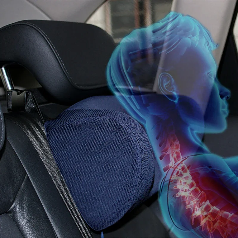 Car Headrest Memory Foam Children\'s Car Seat Headrest Safety Seat Neck Pillow Children Car Neck Pillow Car Interior Accessories