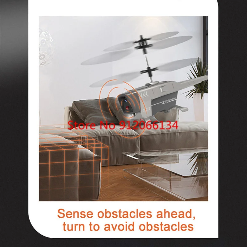 3.5CH Obstacle Avoidance Helicopter With Airflow Fixed Height Beginner Player Drone Hovering Plane RTF Boy Kid Toys Gifts