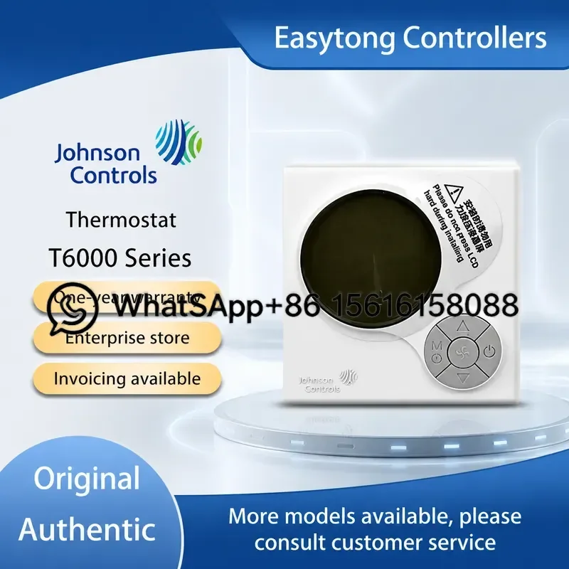 Johnson Controls T6634-TF20-9JS0 T6634-TA10 TE21-9JS0 9JR0 TE22 Room Thermostat Temperature Controller HVAC Heating Cooling
