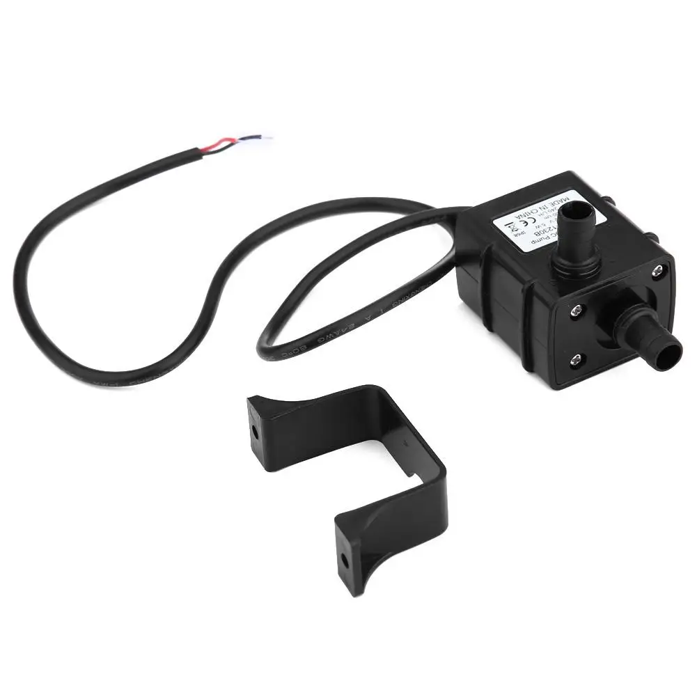 Micro Water Pump Ultra-quiet Car Power Membrane Waterproof Submersible Aquarium Pump 12 V 5 W 240L / H Brushless DC Micro Pump