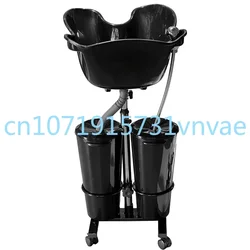 Shampoo Basin Hair Salon Vertical Thickened Double Barrel Electric Shampoo Chair Portable Portable Punch Basin