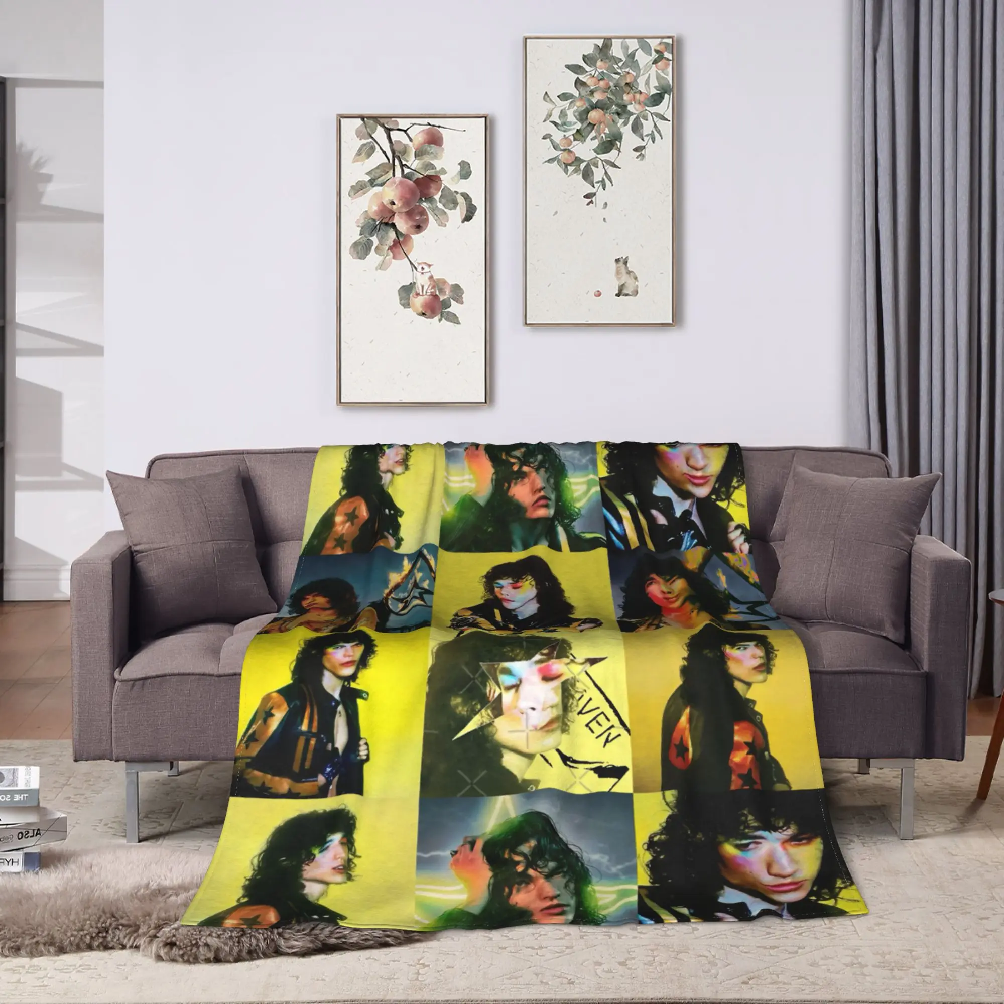 Warm Soft Blanket Travel Office Conan Gray Poster Pop Throw Blanket  Flannel Bedspread For Couch Bed Novelty Sofa Bed Cover