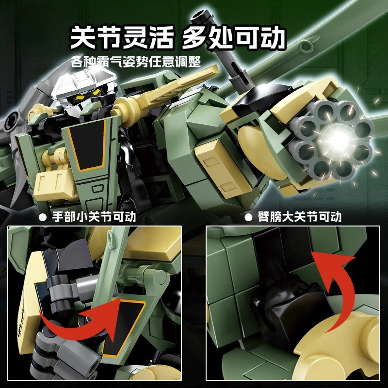 Chars militaires avions de combat figurines mecha assembler des blocs de construction puzzle jouets cadeaux pour garçons et filles