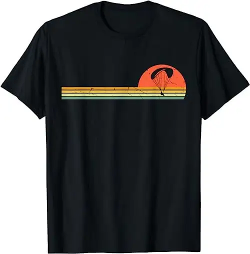 Paraglider Retro Paragliding Vintage T Shirt Sweat 21200