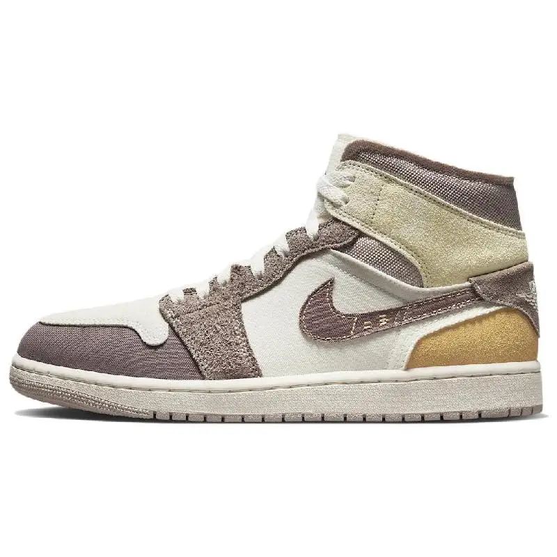 Nike-jordan ar 1 mid se tênis, "taupe haze", dm9652-102