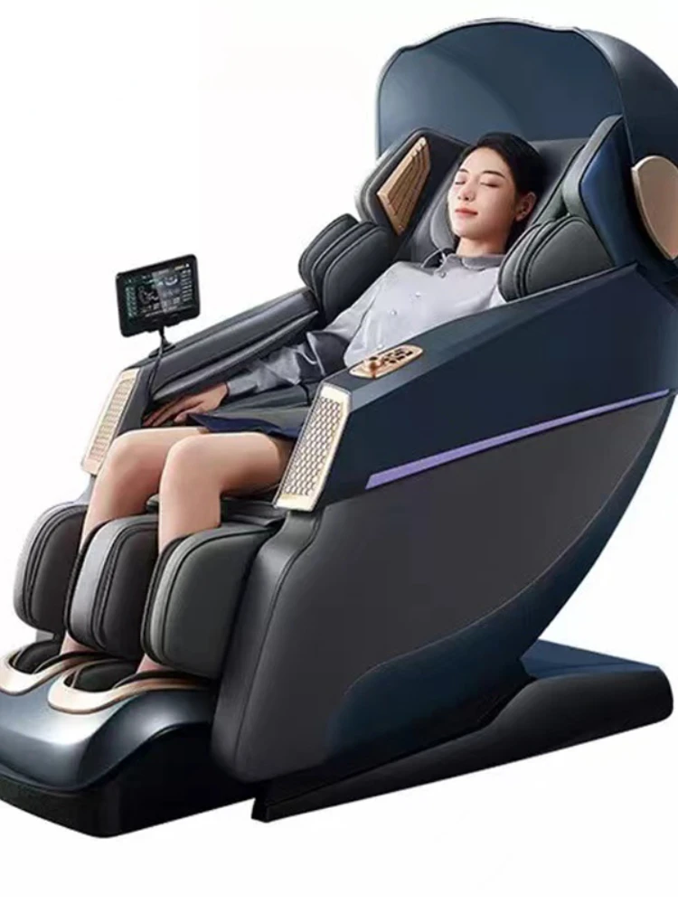 Jare 887A Factory Price AUTO Extend  Touch Screen Luxury 8D Voice Control  Full Body Massage Chair