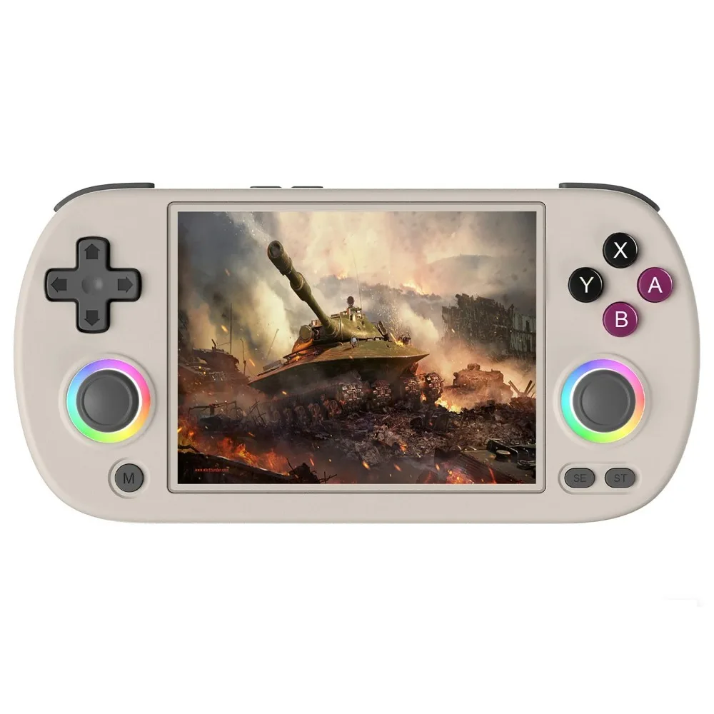 Top Pick Retro Handheld Game Console 4.0'' IPS Screen 64GB 5000+ Games Linux WiFi Bluetooth HD TV Output Gray