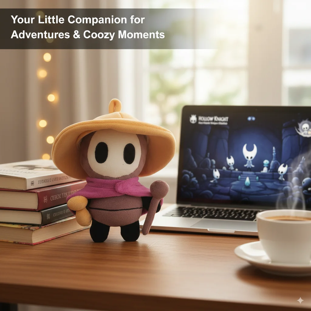 

Silksong Sherma Plush Toy Doll From Hollowed Knights Game Cute Soft Plush Toy For Gaming Fans, Collectible Doll For Gift Decor