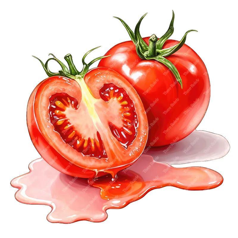 Three Ratels CD118 Fresh tomato fruit wall stickers for home decoration Kitchen decals