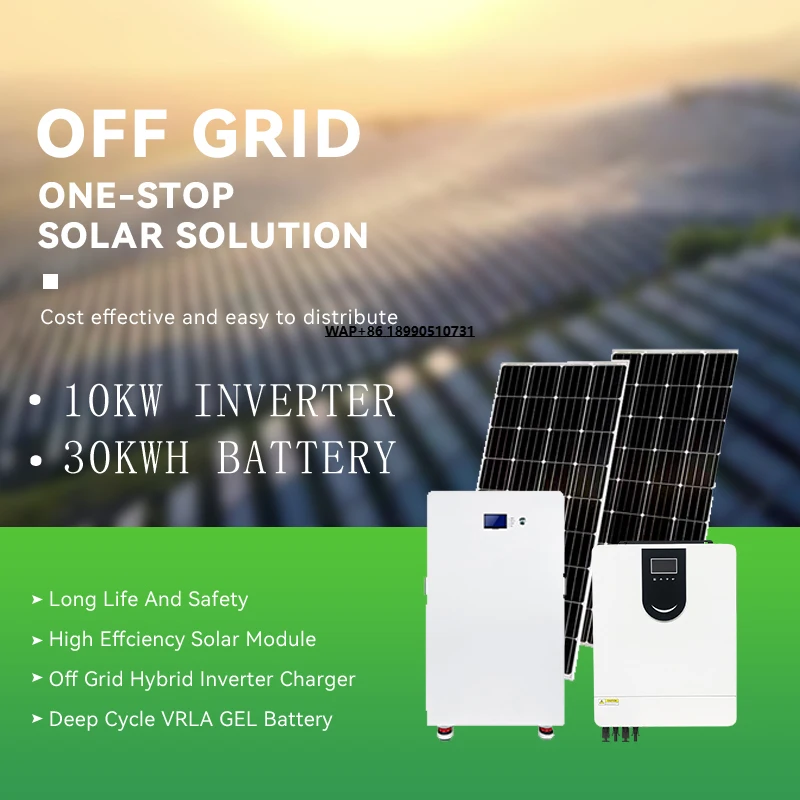 Smart 10KW 20kW 30KW Solar Energy System with WiFi Function Hybrid Solar Inverter 5000W-10000W for Seamless Grid Off Grid