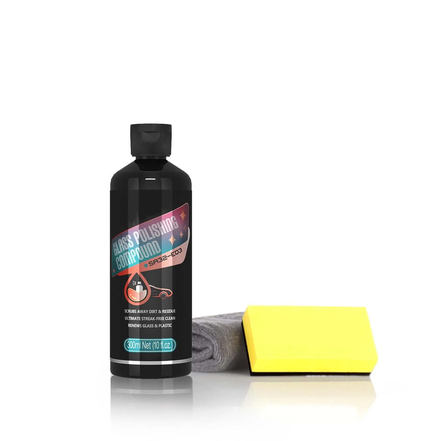 Composé de polissage de verre pour pare-brise de voiture, dissolvant de Film d'huile, pâte de nettoyage en profondeur, crème d'élimination de Film, fenêtre transparente, détails automobiles