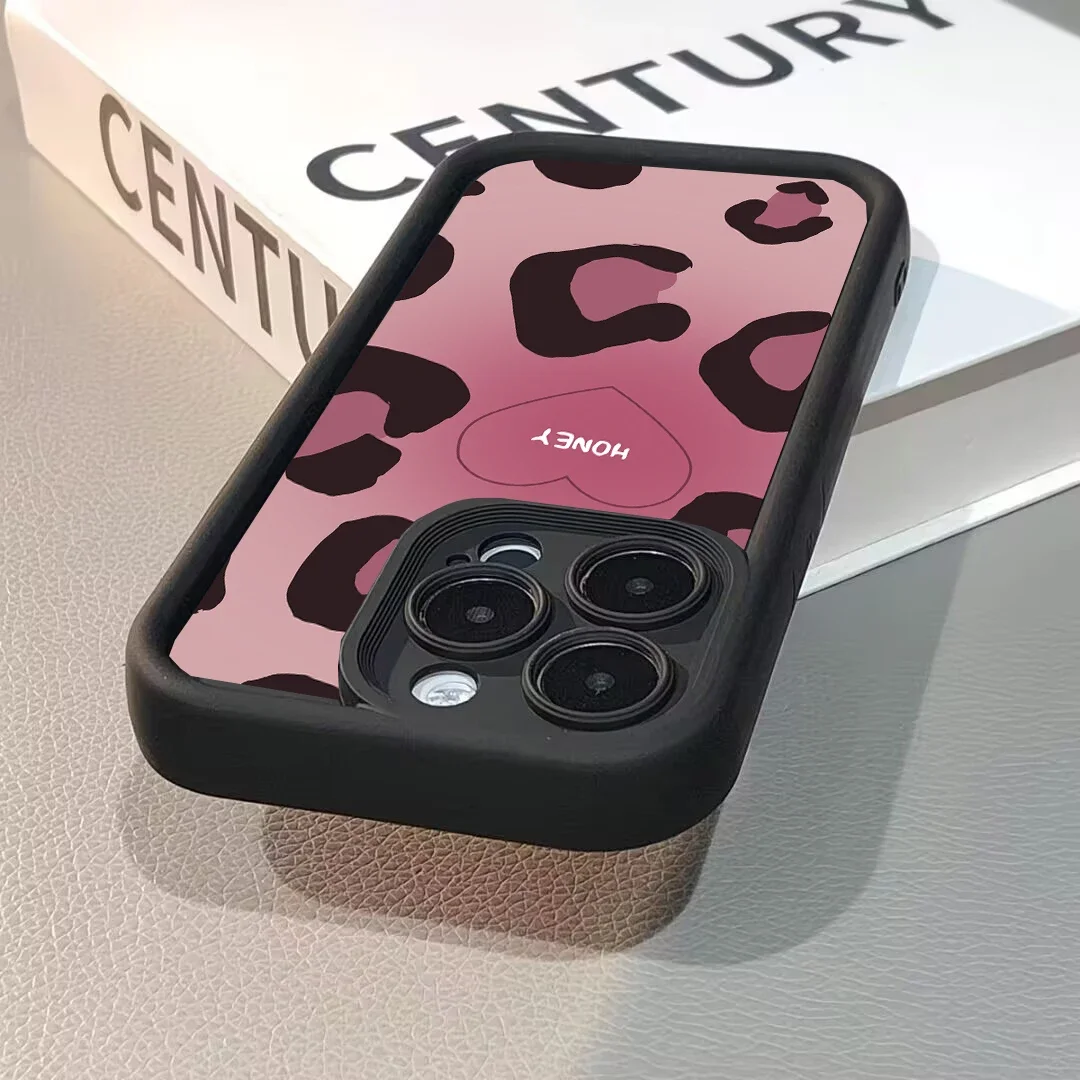 حافظة لهاتف Honor 400 200 Lite 400 Pro Magic 7 Lite 90 X9C Smart 5G Huawei P40 Lite P30 Pro Nova 5t غطاء بطبعة الفهد من السيليكون