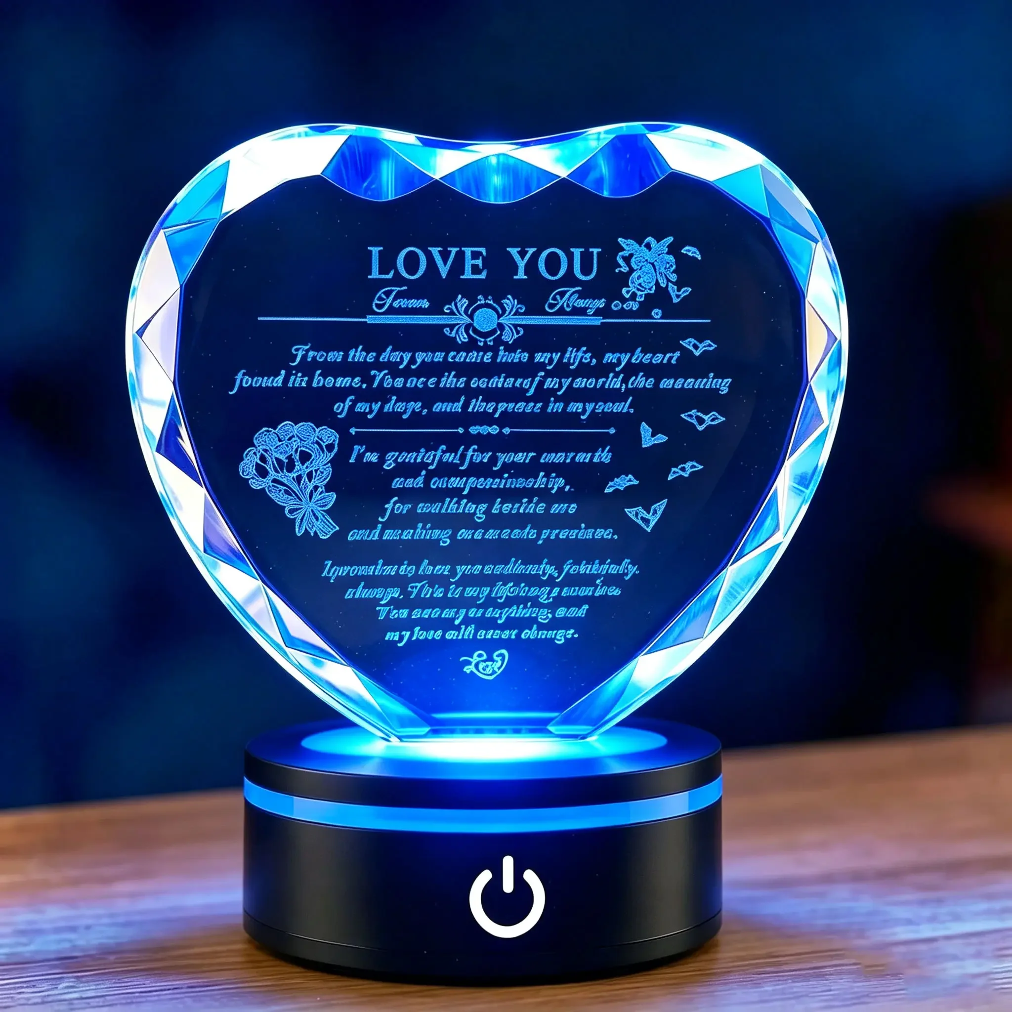 3D Rose Series Crystal Multicolor Décor Collectibles, Classic Romantic Creative Gifts for Women-Valentine's Day,Mother's Day,Birthday,Christmas,Memorable Dates luxury valentines Gifts for Her,Girlfriend,Lover,Friendship Perfect Surprise Idea view 2