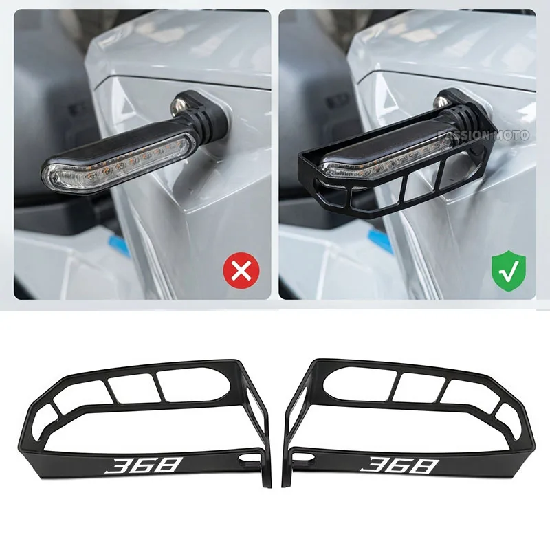 For ZONTES 368G 501G 703F ADV 703R 703RR 703T 2024 2025 2026 Motorcycle Turn Signal Light Protection Shield Guard Cover ZT368