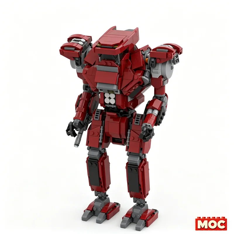 1180PCS Battletech Panther Mech MOC Model Custom Blocks DIY Assembly Educational Toy For Sci-Fi/Mech Fans Display Halloween Gift