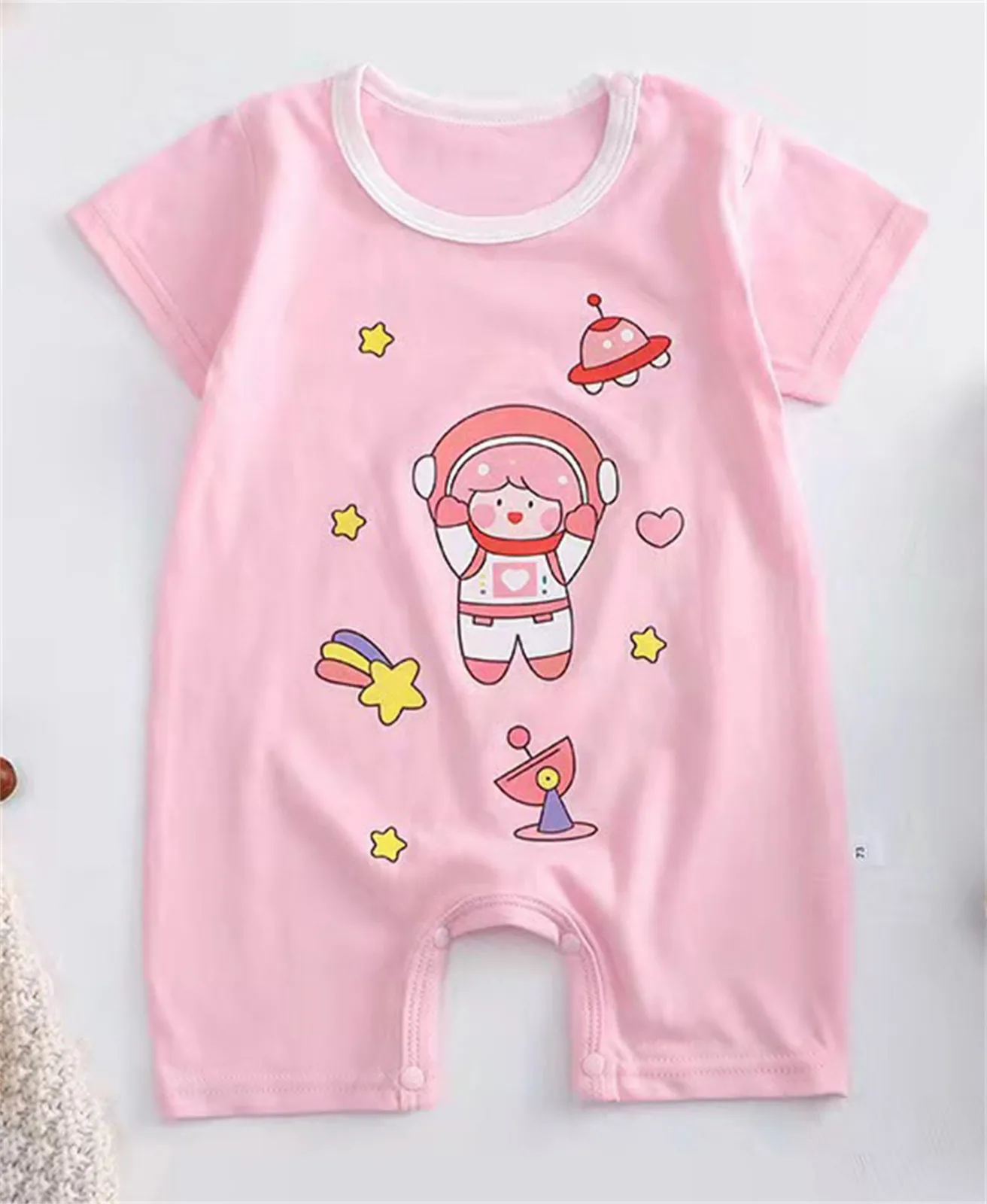 

3 6 9 12 24 Month Baby Clothes Newborn Jumpsuit Cotton Infantil Romper Printed Cartoon Toddler Boys Girls Onesie Summer Costume