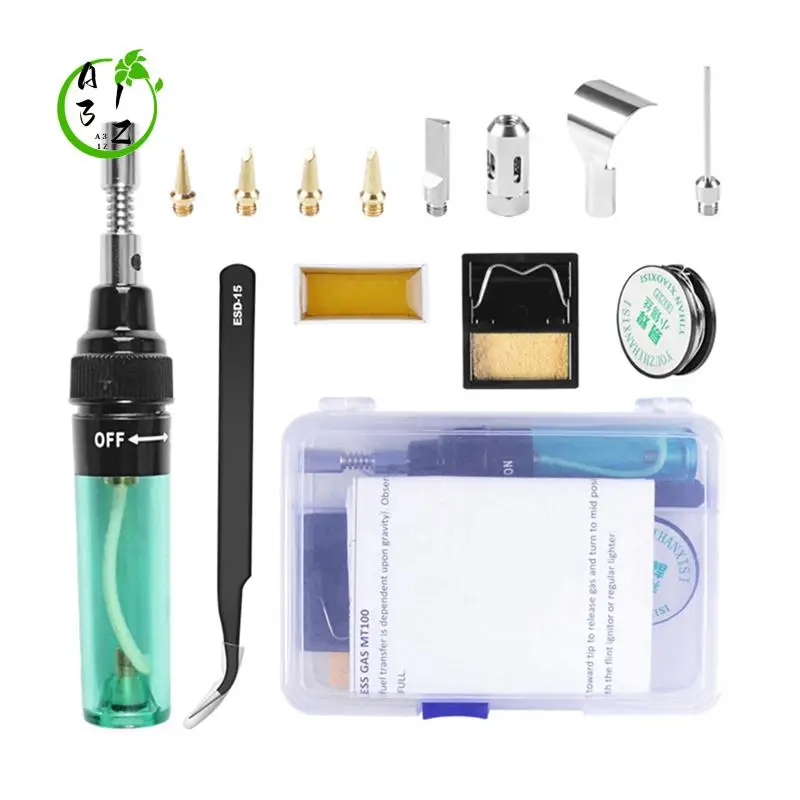 

A31Z-MT-100 Набор газовых паяльников Комплект 3-в-1 Газовый паяльник Многофункциональный газовый паяльник Набор газовых паяльников Пласт