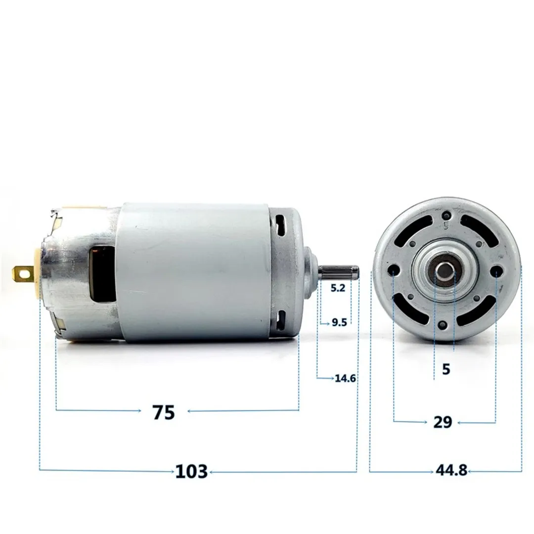 Johnson DC751 (2) XLLG DC230V High Power Large Torque DC Brush Spindle Motor Food Mixer Motor