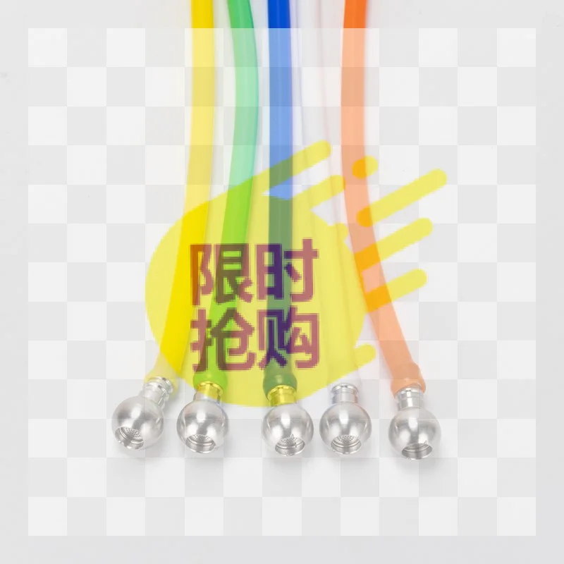 【CMO】Foam Cannon Soft Straw Pipette Colorful Silicone Rubber With Stainless Steel Gravity Ball Filter