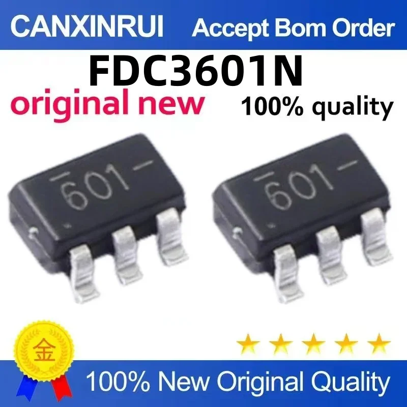 (5-100 pieces) Brand new original FDC3601N silk screen 601 * SOT23-6 spot chip IC