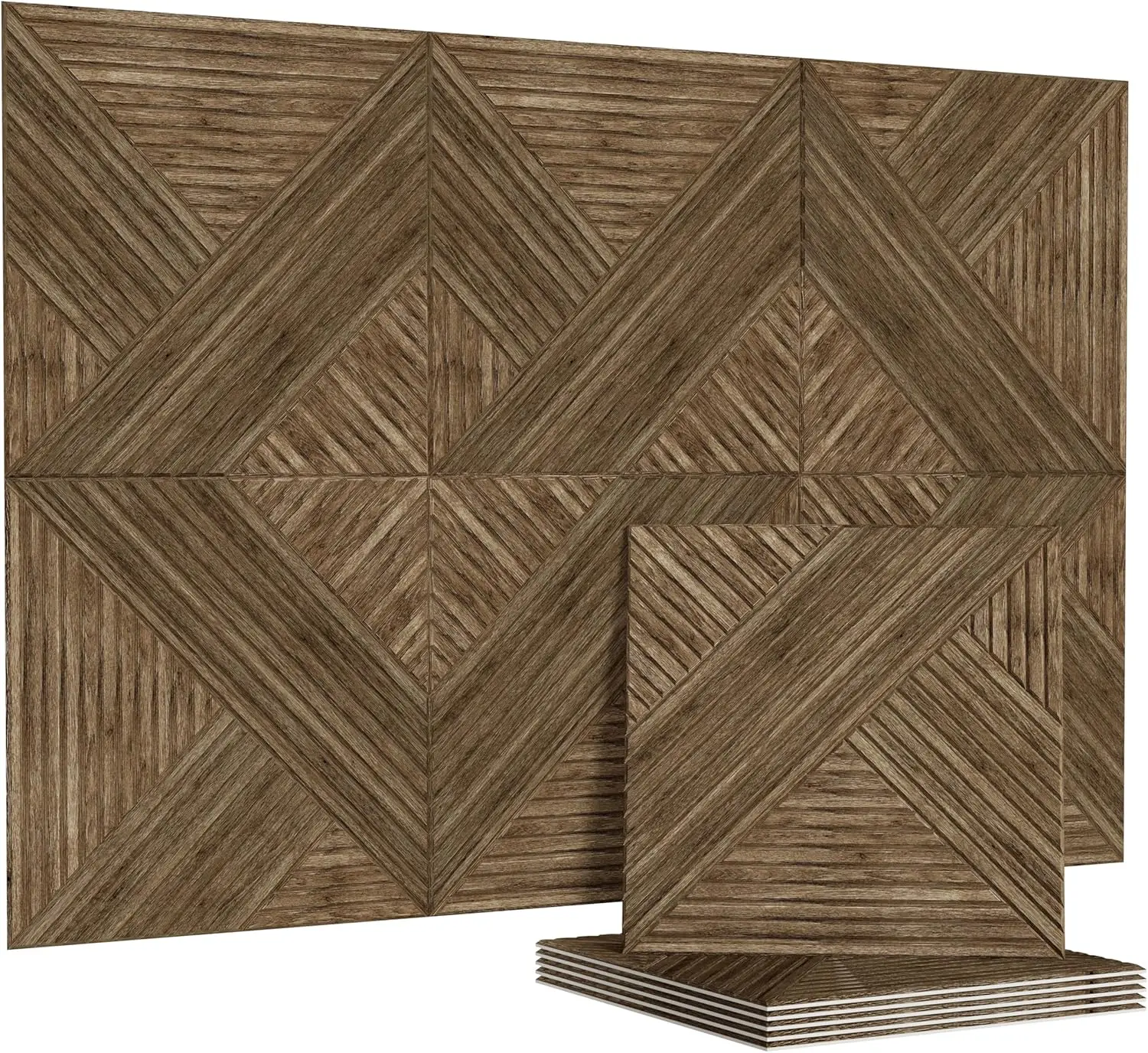 

Acoustic Panels Sound Absorbing, 23.6x23.6 Inch 6 Pcs for Medium to Large Rooms, Echo Reduction in Home Offices & Studios