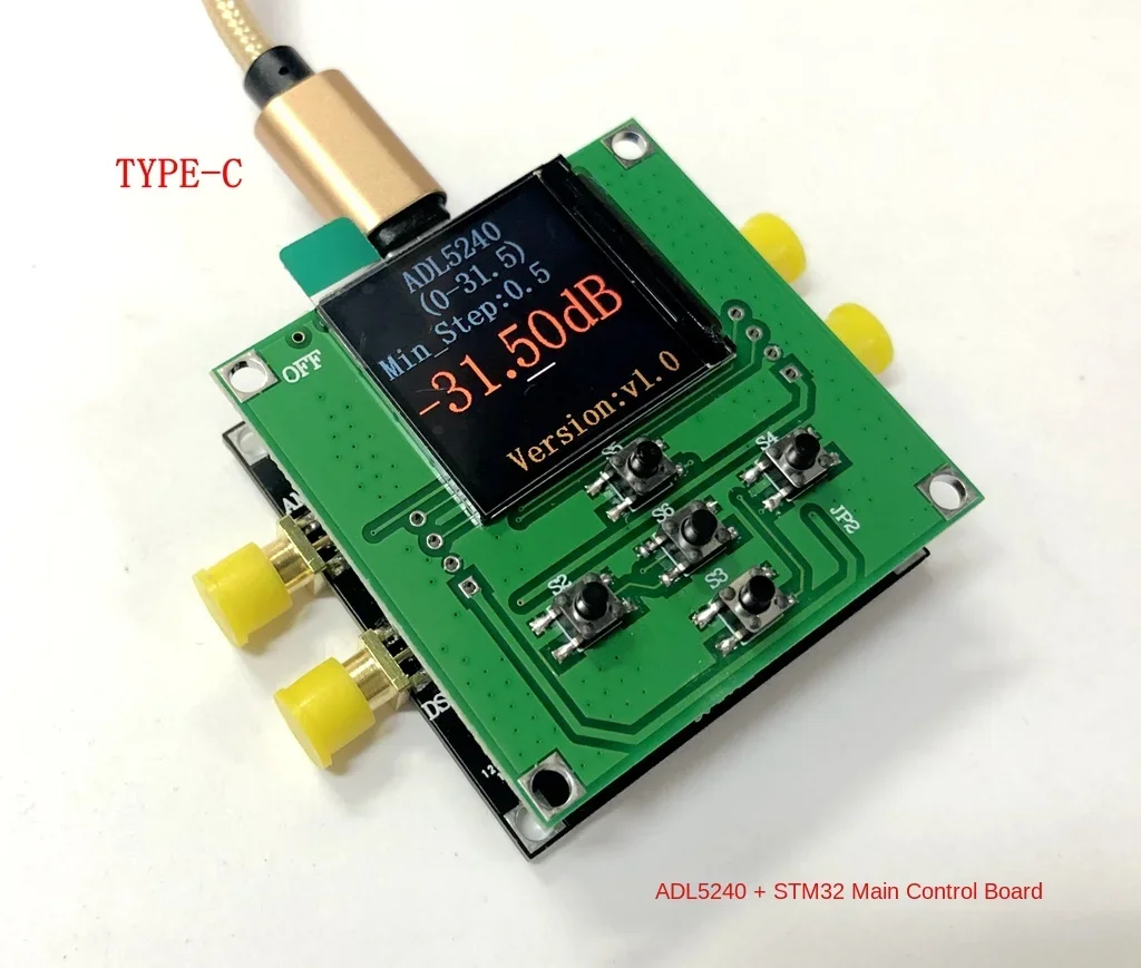 

ADL5240 Module Four Layer Board 100M-4GHZ Digital Programmable VCA Variable Gain Amplifier