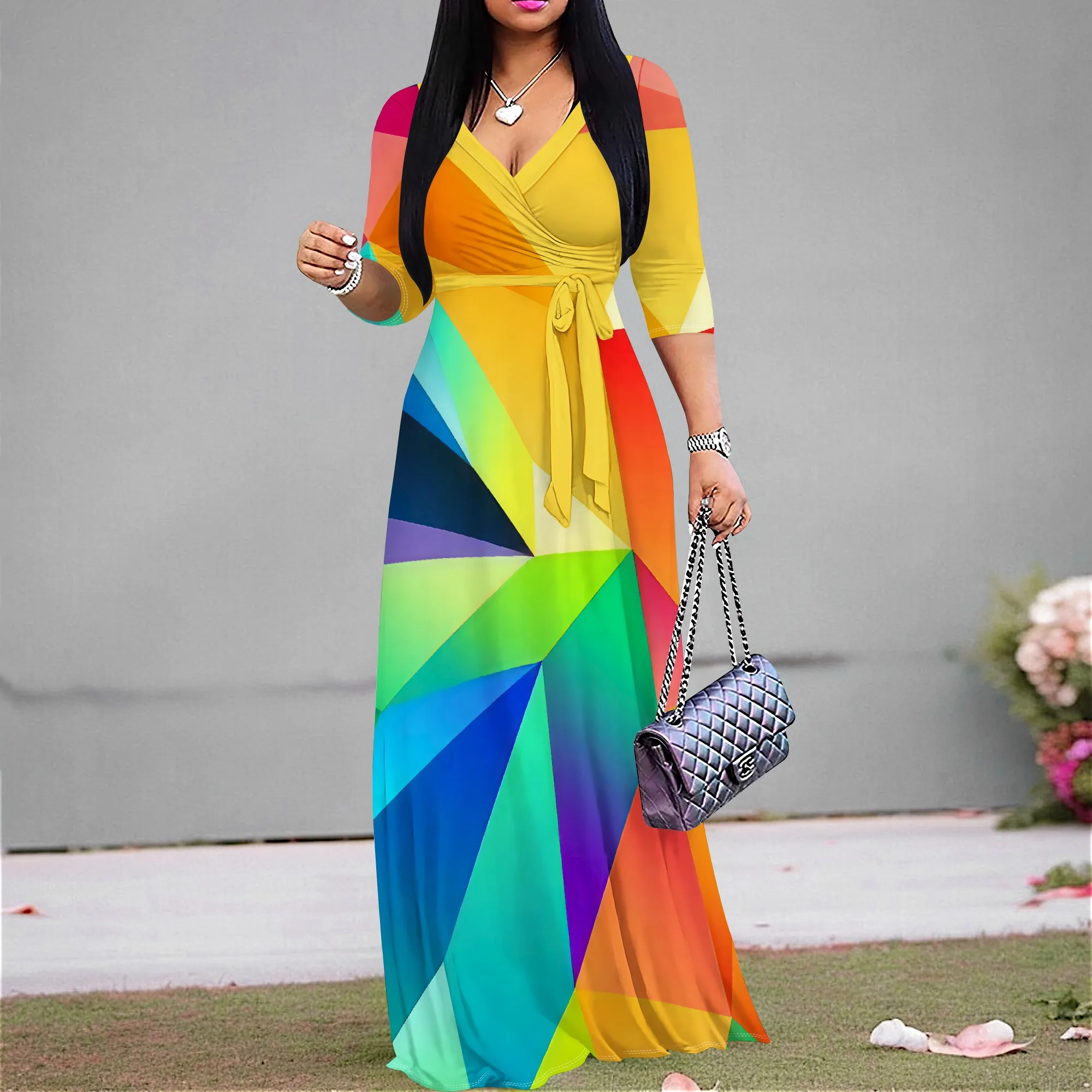 Thumbnail 4 - #90 Latest Long Sleeve Wrap Dress Offers