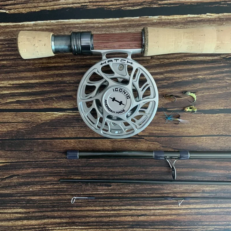 CNC machining integrated design for fly fishing reel with left and right interchangeable fly fishing reel 3/5 4/6 9/11 equipment